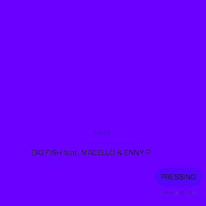 Big Fish releases new single "Pressing" with the participation of Macello and Enny P