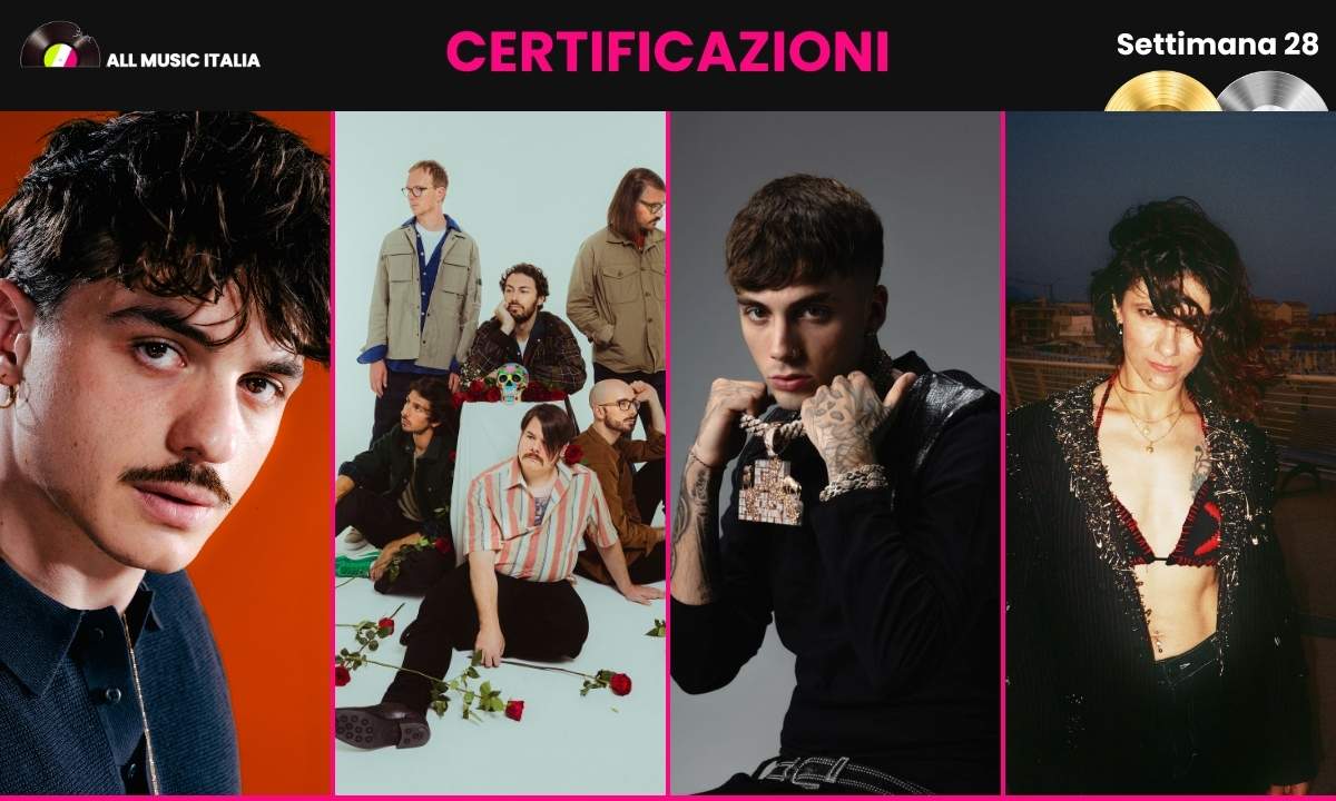 Olly, Pinguini Tattici Nucleari, Artie 5ive ed Elisa tra i certificati FIMI della settimana 28 del 2026