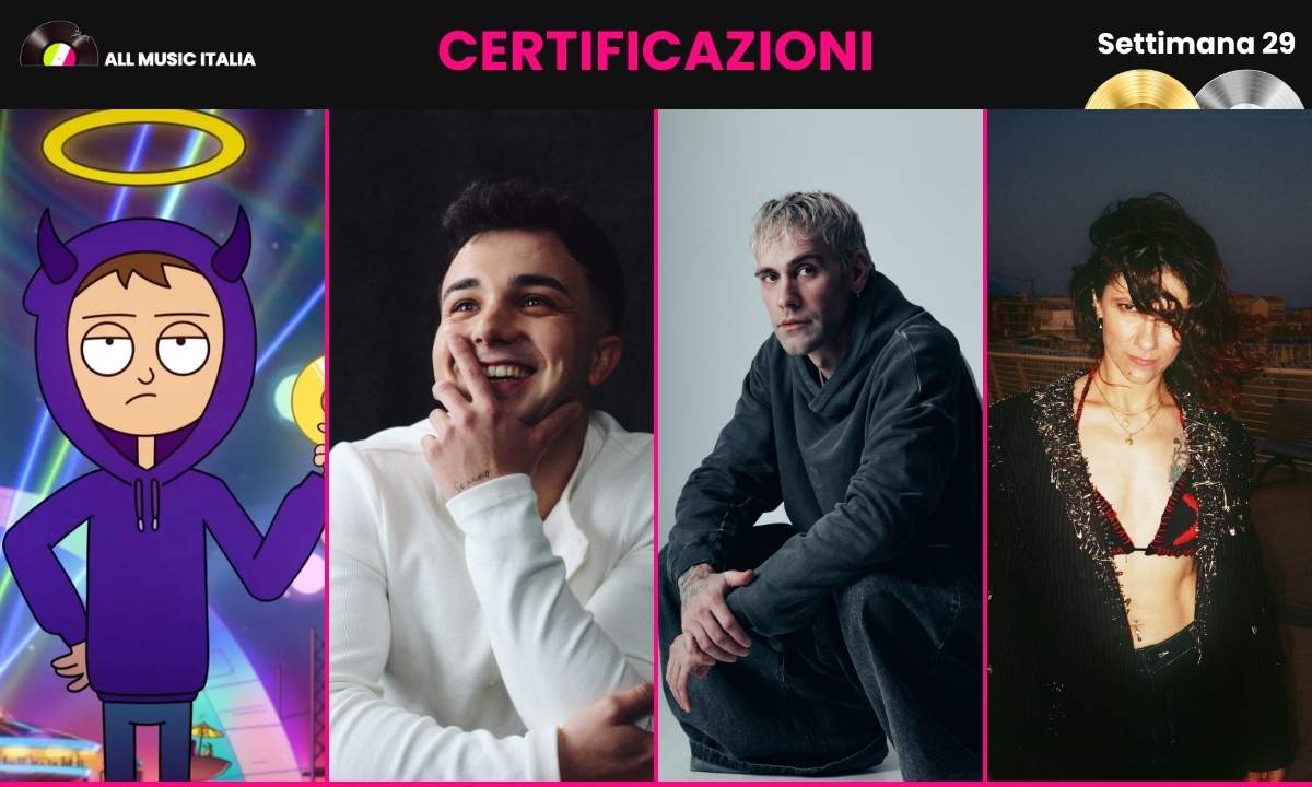 Certificazioni FIMI settimana 29 2026: thasup, Juli, Mr.Rain ed Elisa nella grafica All Music Italia