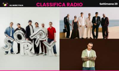 Classifica EarOne settimana 29 2026 di All Music Italia: Pinguini Tattici Nucleari, il collettivo di Partenope e Samurai Jay