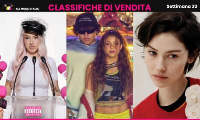 ANNA, Shakira e Gracie Abrams nelle classifiche FIMI della settimana 30