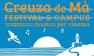 La locandina della ventesima edizione di Creuza de Mà, Festival e Campus musica per cinema a Carloforte