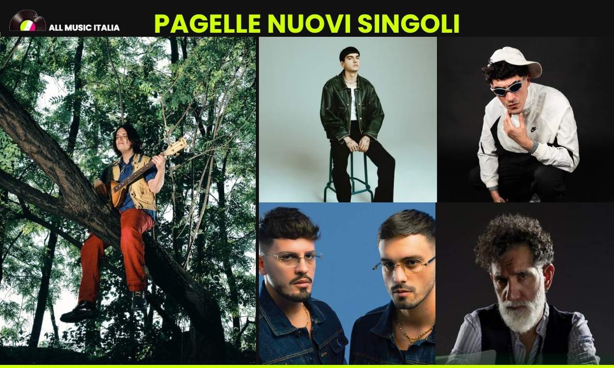 Rares, Sethu, G. Mineiro, I Desideri e Lello Analfino nella copertina delle pagelle ai nuovi singoli del 31 luglio 2026