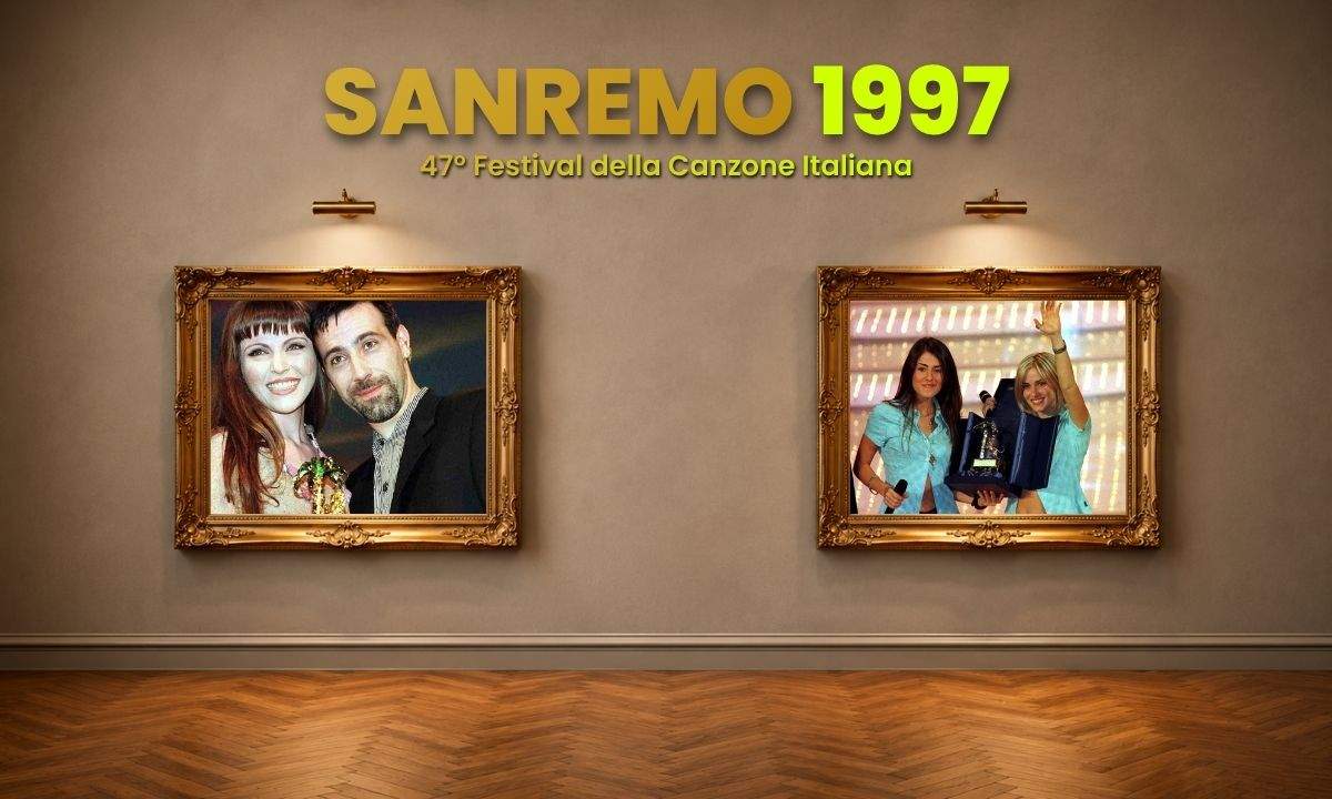 Jalisse vincitori del Festival di Sanremo 1997 con Fiumi di parole
