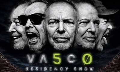 Vasco Rossi, immagine ufficiale del VA5CO Residency Show allo Stadio Olimpico di Roma 2027