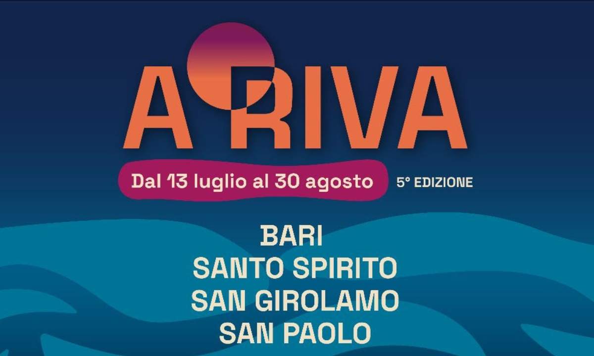 A-Riva Festival 2026, locandina della 5ª edizione a Bari