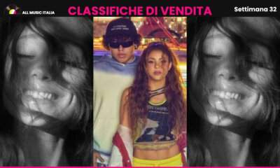 Album più venduti nella classifica FIMI della settimana 32 del 2026, con Ariana Grande e Shakira con Burna Boy