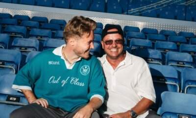 Alfa e Gigi D'Alessio allo stadio Luigi Ferraris di Genova