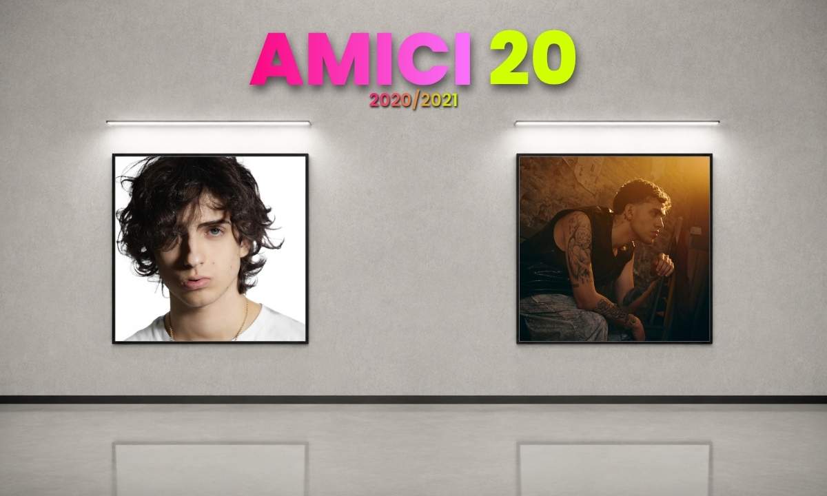 Amici 20, edizione 2020/2021: i cantanti della classe in una grafica di All Music Italia