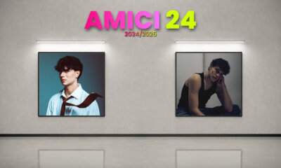 Amici 24: TrigNO e Nicolò Filippucci nelle due cornici della copertina di All Music Italia