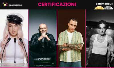 Certificazioni FIMI settimana 31 2026: Anna, Max Pezzali degli 883, Samurai Jay e Damiano David