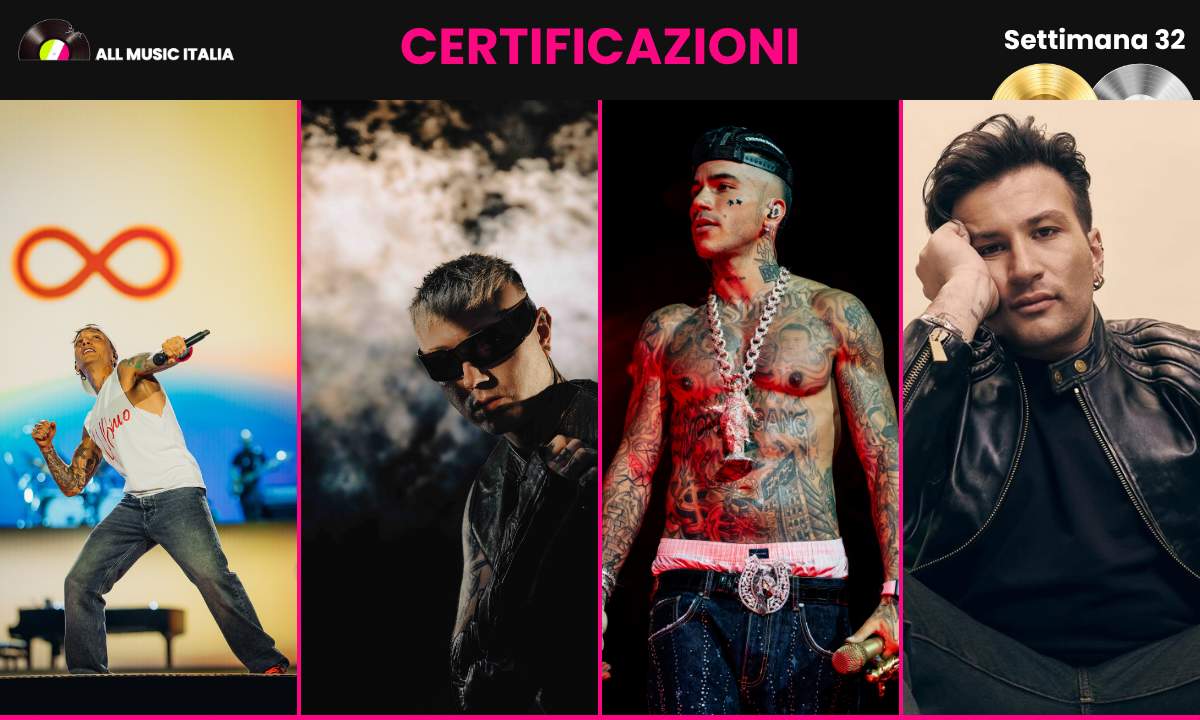 Certificazioni FIMI settimana 32 2026: Ultimo, Sfera Ebbasta, Lazza ed Eddie Brock