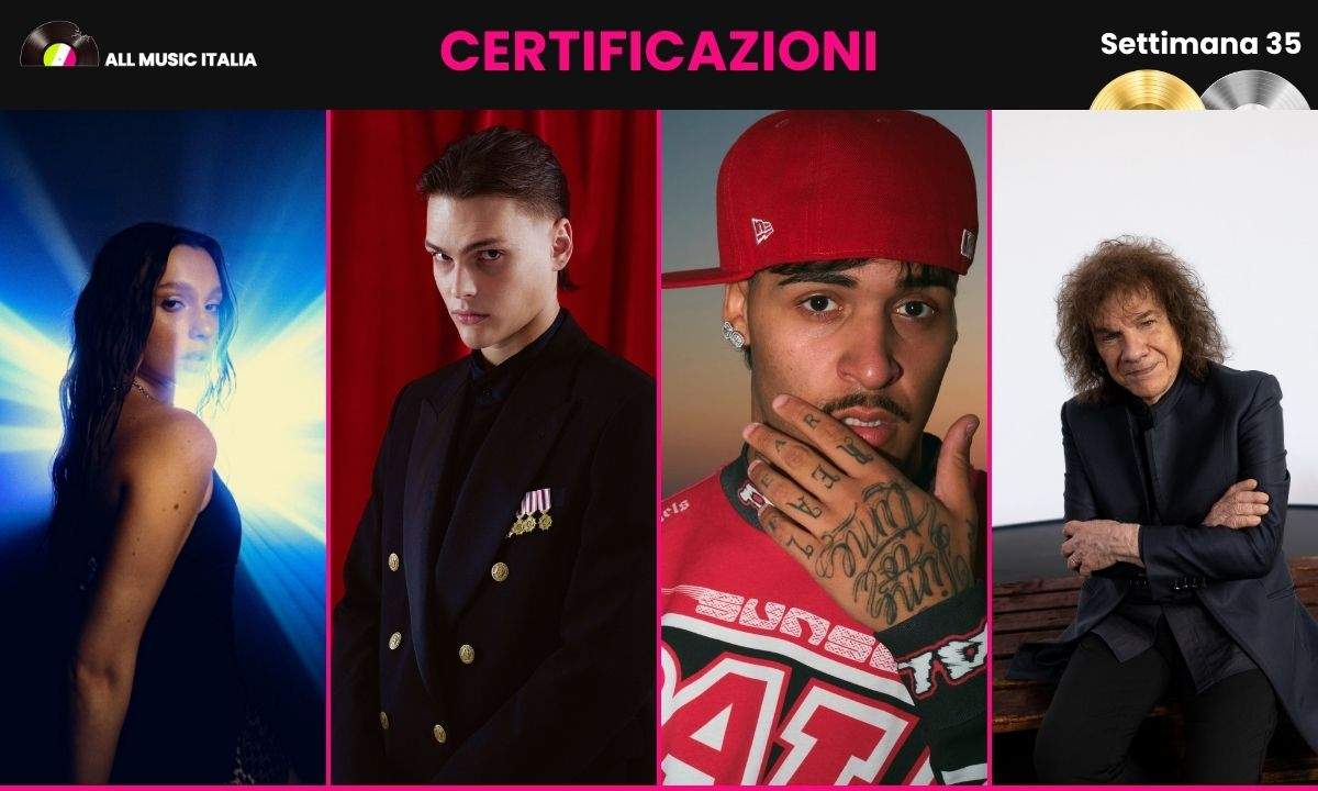 Certificazioni FIMI, settimana 35 del 2026