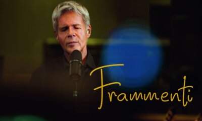 Claudio Baglioni in studio durante la registrazione del frammento L'amico e domani