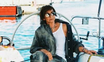 Gianna Nannini in barca, foto di Luca Tesi per il nuovo singolo Meraviglioso Errore