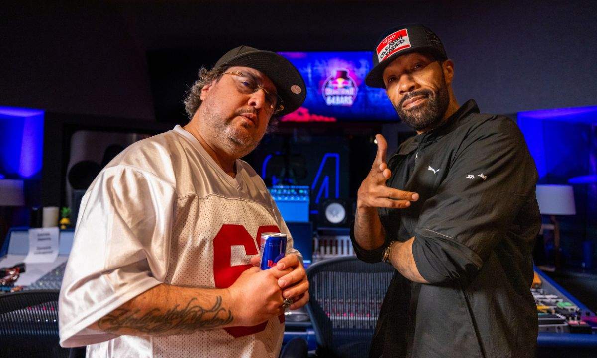 Redman e DJ Shocca in studio a Los Angeles per Red Bull 64 Bars