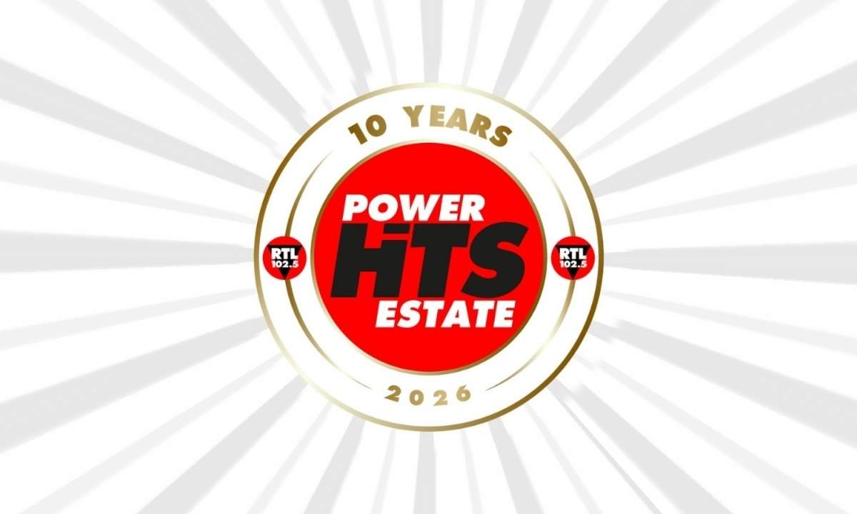 Il logo di RTL 102.5 Power Hits Estate 2026, decima edizione all'Arena di Verona