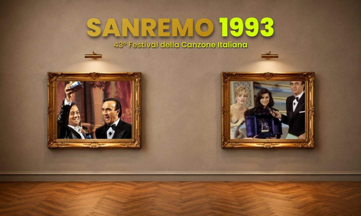 Sanremo 1993, Enrico Ruggeri vincitore e Laura Pausini con La solitudine