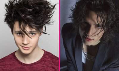 Thomas in due foto affiancate: a sinistra ragazzo ai tempi di Amici 16, a destra il cantante oggi