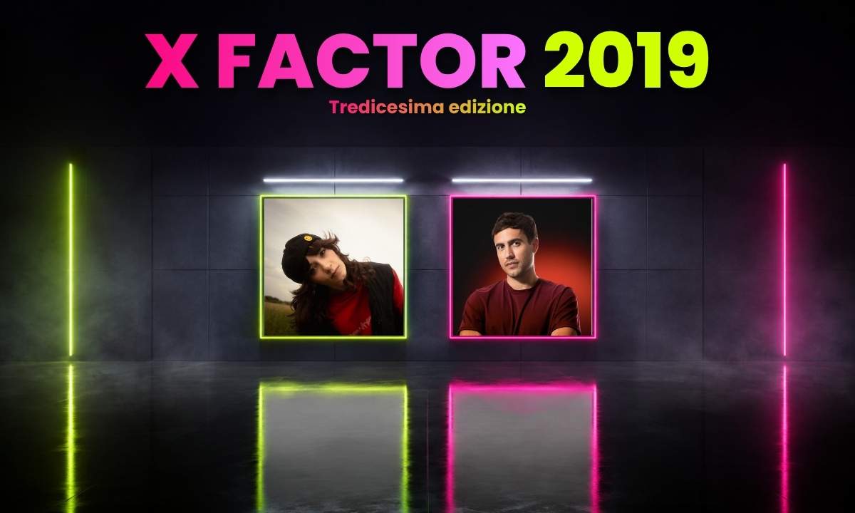 Sofia Tornambene, vincitrice di X Factor 2019, ed Eugenio Campagna, oggi Comete, nella copertina dell'annata