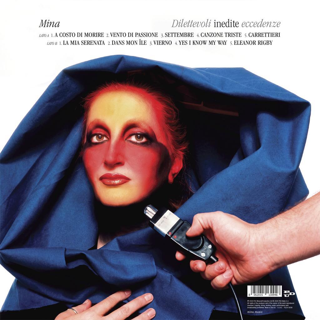 Il retro copertina di Dilettevoli inedite eccedenze con la tracklist completa
