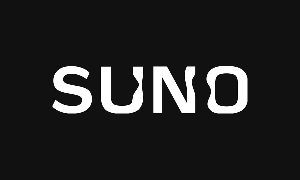 Il logo di Suno, la società di musica generata con l'intelligenza artificiale