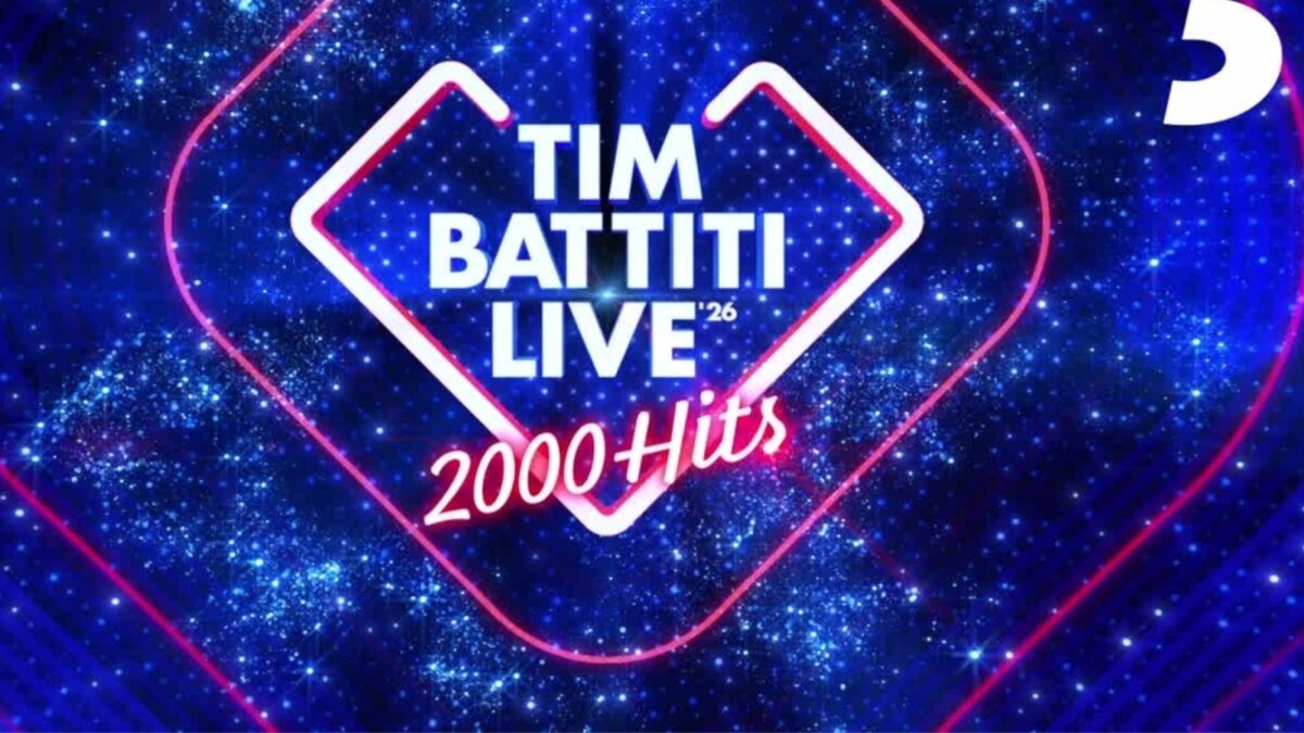 Il logo di TIM Battiti Live 2000 Hits, lo speciale di Canale 5 dedicato ai successi dei primi anni Duemila