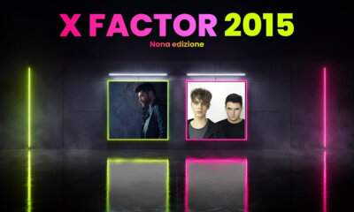 Giosada, vincitore di X Factor 2015, e gli Urban Strangers, secondi classificati, nella copertina dell'annata