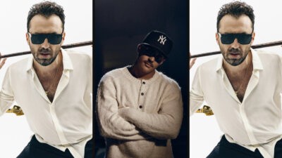 Cesare Cremonini e Geolier in un collage per gli album più venduti nelle classifiche FIMI della settimana 44