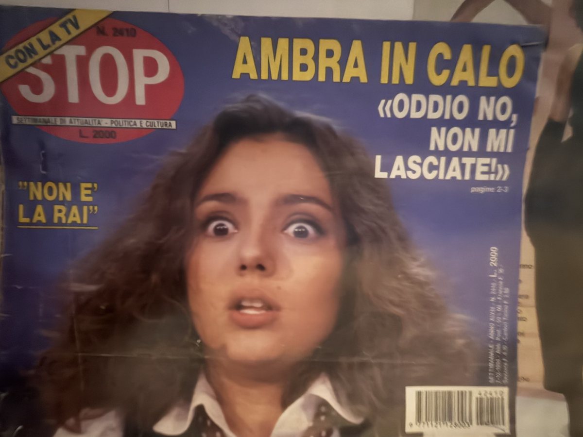 Copertina di Stop: Ambra in calo, Oddio no, non mi lasciate
