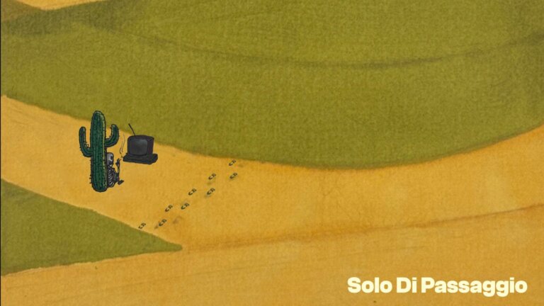 Aromatica Solo Di Passaggio, immagine promozionale del singolo d'esordio della band disponibile dal 9 ottobre 2026