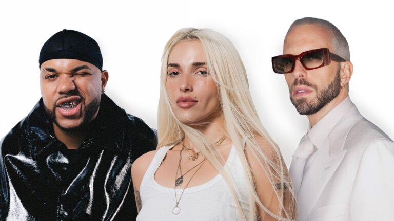 Elena Rose, Joshua e Shablo nella foto promozionale del singolo Lover's Prayer