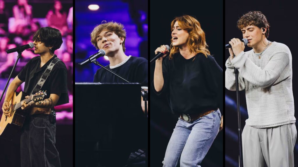 Niccolò Riolfo, Timothée Bonnardel, Sofia Sole Cammarota e Mattia Fanti nella seconda puntata dei Bootcamp di X Factor 2026, nelle pagelle di Luca Jurman