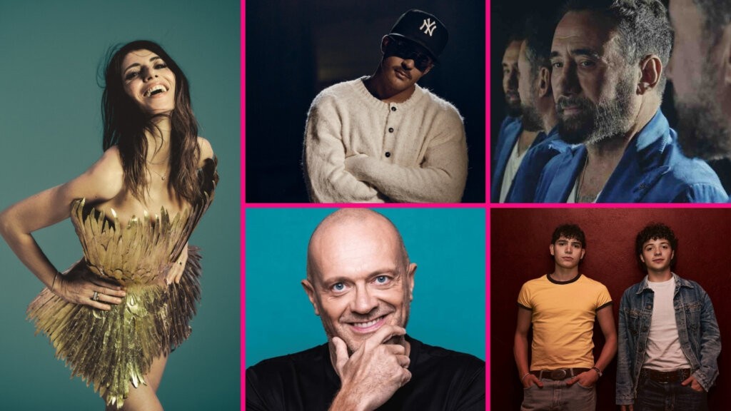 Pagelle nuovi singoli 2 ottobre 2026: collage di cinque artisti recensiti da Alvise Salerno per All Music Italia