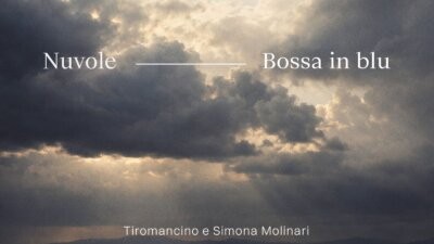 Cover di Nuvole (Bossa in Blu) dei Tiromancino con Simona Molinari: cielo di nuvole sul mare