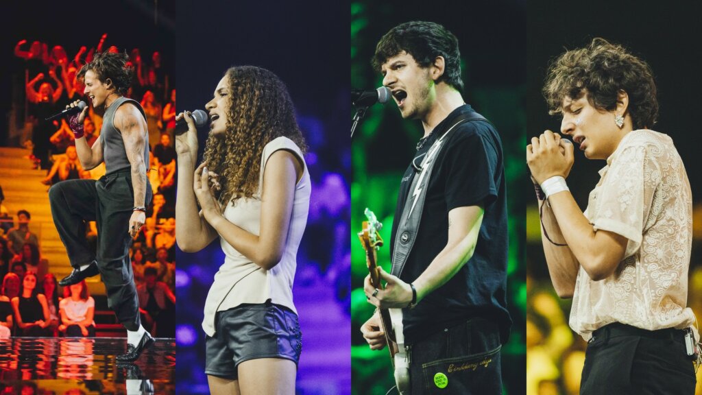Teo Bok, Alìa, Scraffs e Le Distanze sul palco del primo Live di X Factor 2026, protagonisti delle pagelle di Luca Jurman